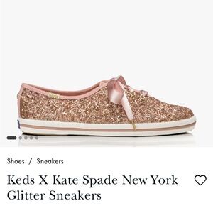 Keds x Kate Spade Glitter Tennis Shoes